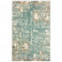 6’ X 9’ Blue And Gray Abstract Pattern Indoor Area Rug