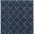 2’ X 8’ Blue And Ivory Trellis Indoor Runner Rug