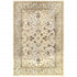 2’ X 8’ Ivory And Gold Distressed Indoor Runner Rug