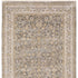 7' X 10' Beige Grey Machine Woven Oriental Indoor Arean Rug