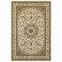 3' X 6' Ivory Beige Machine Woven Oriental Indoor Area Rug