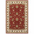 3' X 6' Red Ivory Machine Woven Floral Oriental Indoor Area Rug