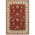 3' X 6' Red Ivory Machine Woven Floral Oriental Indoor Area Rug