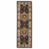 7' X 10' Blue Ivory Machine Woven Medallion Indoor Area Rug