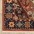 2' X 3' Red Blue Machine Woven Oriental Indoor Area Rug