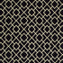 8' Black Ivory Machine Woven Geometric Diamonds Indoor Runner Rug