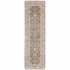 5' X 8' Beige Grey Machine Woven Oriental Indoor Arean Rug