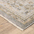 5' X 8' Beige Grey Machine Woven Oriental Indoor Arean Rug