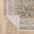 5' X 8' Beige Grey Machine Woven Oriental Indoor Arean Rug