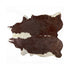 6' X 7' Brown And White Natural Cowhide Area Rug