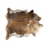 6' X 7' Brown White And Gold Natural Cowhide Area Rug