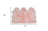 3' X 5' Pink Natural Sheepskin Area Rug