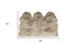 3' X 5' Taupe Natural Sheepskin Area Rug