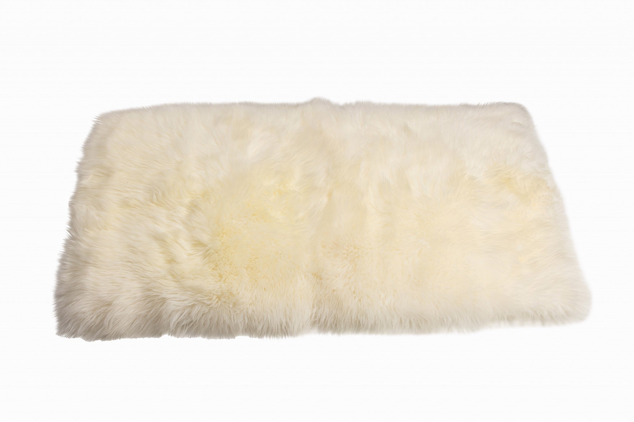 3' X 5' Natural Rectangular Sheepskin Area Rug