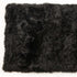 3' X 5' Black Natural Rectangular Sheepskin Area Rug