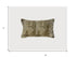 Taupe Natural Sheepskin Lumbar Pillow