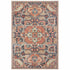 7’X10’ Blue And Orange Tribal Area Rug