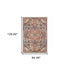 7’X10’ Blue And Orange Tribal Area Rug