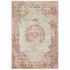 2’X8’ Ivory And Pink Medallion Runner Rug