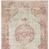 2’X8’ Ivory And Pink Medallion Runner Rug