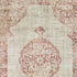 2’X8’ Ivory And Pink Medallion Runner Rug