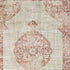 2’X8’ Ivory And Pink Medallion Runner Rug