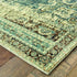 2’X8’ Blue And Ivory Medallion Runner Rug