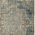 5’X8’ Blue And Ivory Medallion Area Rug