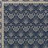 2’X8’ Navy And Gray Floral Ditsy Runner Rug