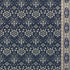 2’X8’ Navy And Gray Floral Ditsy Runner Rug