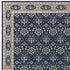 2’X8’ Navy And Gray Floral Ditsy Runner Rug