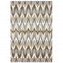 2’X8’ Gray And Taupe Ikat Pattern Runner Rug