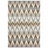 2’X8’ Gray And Taupe Ikat Pattern Runner Rug