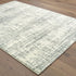 2’X8’ Ivory And Gray Abstract Strokes Runner Rug