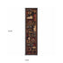 2’X8’ Black And Brown Nature Lodge Runner Rug