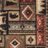 2’X8’ Black And Brown Nature Lodge Runner Rug