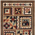 2’X8’ Brown And Red Ikat Patchwork Runner Rug