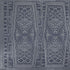 8’ X 10’ Blue And Ivory Batik Area Rug