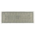 3’ X 8’ Sky Gray Distressed Medallion Runner Rug