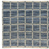 5' X 8' Blue And Gray Dhurrie Area Rug