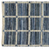 5' X 8' Blue And Gray Dhurrie Area Rug