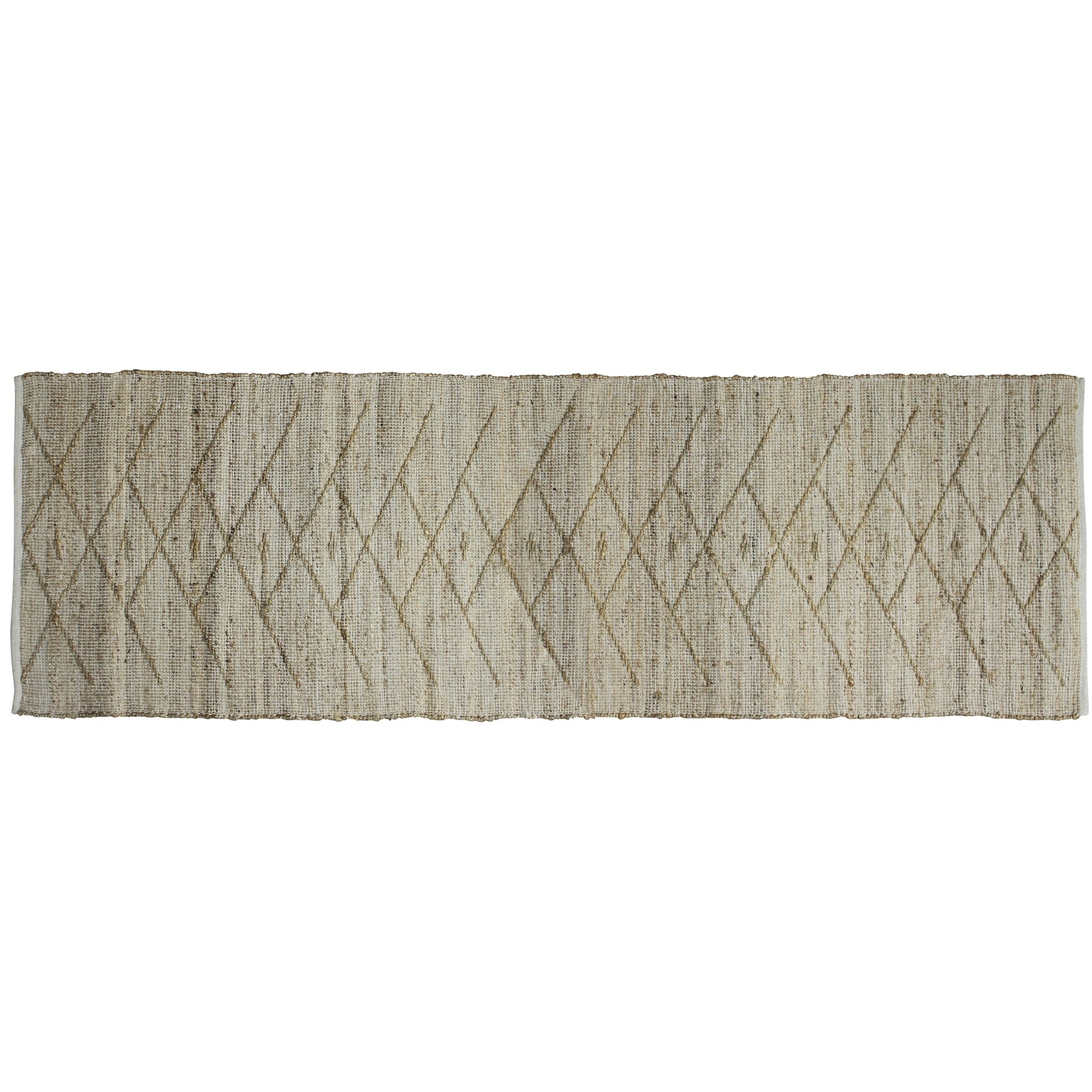 4' X 6' Beige Dhurrie Area Rug