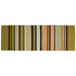 3' X 8' Multicolored Stripes Runner Rug