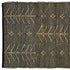 4’ X 6’ Black Distressed Tribal Area Rug