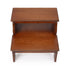 15" Brown Manufactured Wood Backless Bar Chair