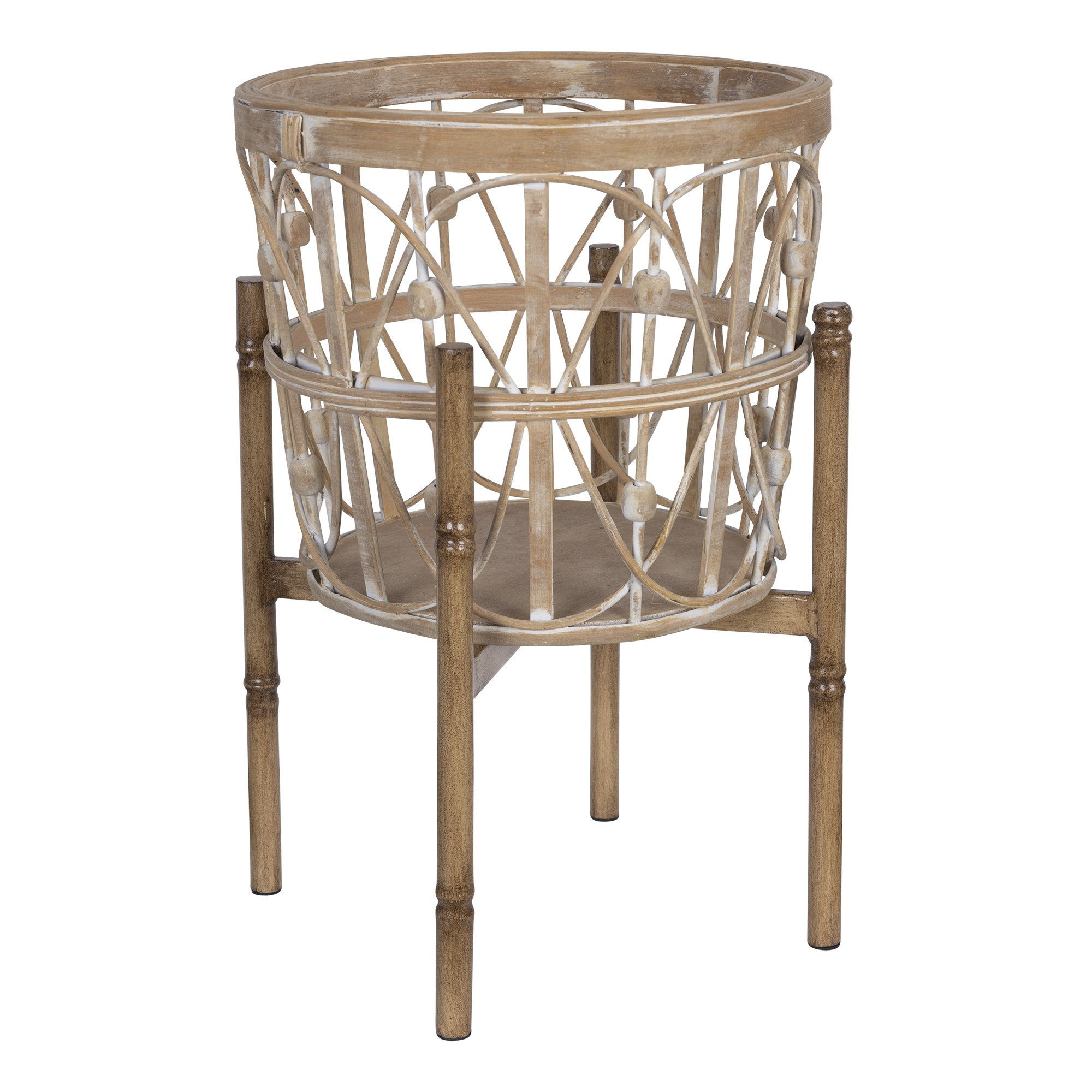 20" Brown Unavailable Round End Table