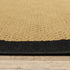 4' x 6' Beige and Black Indoor Outdoor Area Rug