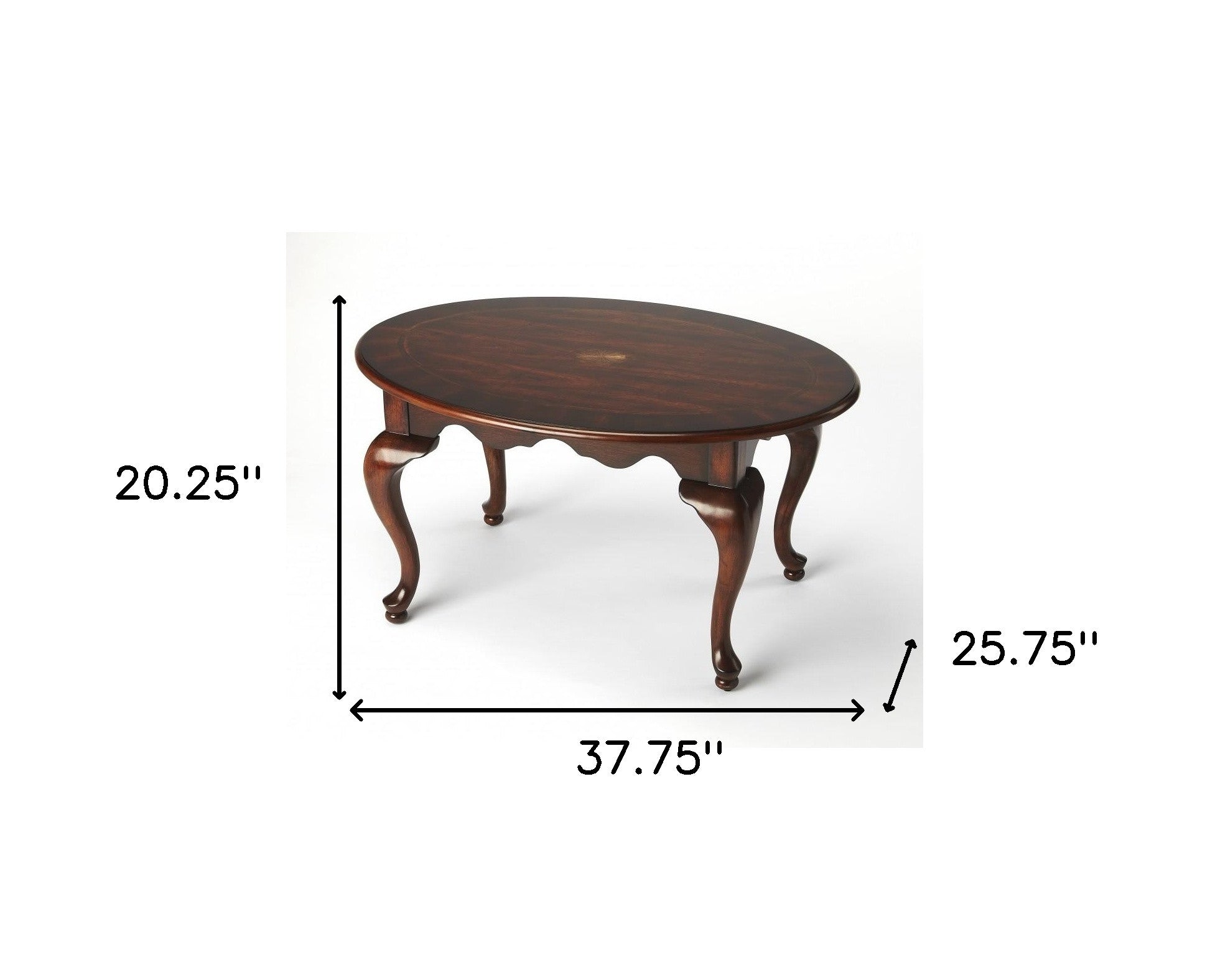 Traditional Traditional Cherry Oval Coffee Table