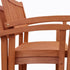 Set Of Two Brown Stacking Armchairs
