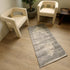 2’ X 10’ Gray Distressed Medallion Runner Rug